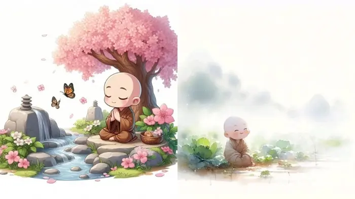 Bộ sưu tập ảnh avatar chú tiểu dễ thương cho bạn tải ngay