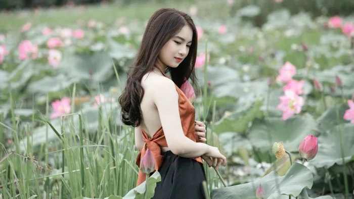 hình ảnh : con gái, Cô gái, đàn bà, mô hình, người, hình chụp, hình nền,  đối mặt, thực vật, ảnh chụp, People in nature, thiên nhiên, Cánh hoa, môi  trường tự