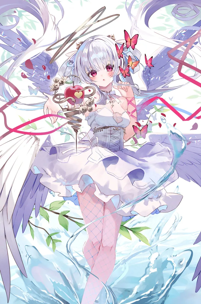 Hình Nền 4K Cô Gái Anime Thiên Thần Bướm Thiên Giới | 2981x4500 | Wallpaper  Alchemy
