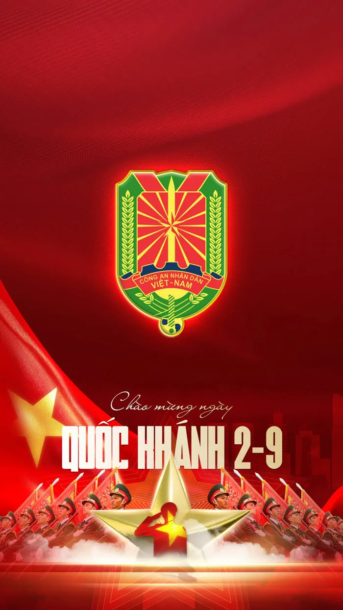 Hình nền Logo Công An Nhân Dân Việt Nam | Chào Mừng Quốc Khánh 2/9 - Tuyệt  Kỹ Powerpoint