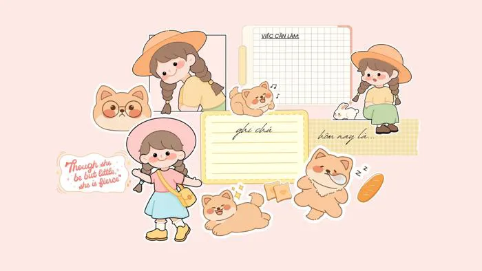 Hình nền máy tính cute, dễ thương cho PC và laptop | Canva