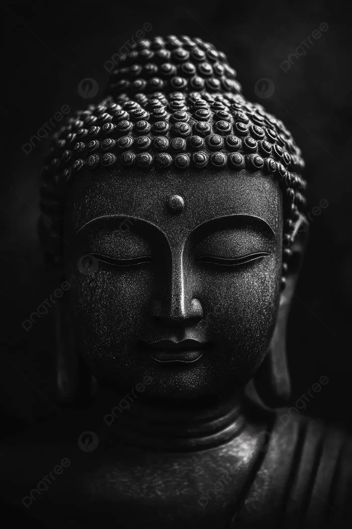 Tượng Phật đen Trắng Thanh Thản Biểu Tượng Của Hòa Bình Tĩnh Lặng Ảnh Và Hình  ảnh Để Tải Về Miễn Phí - Pngtree