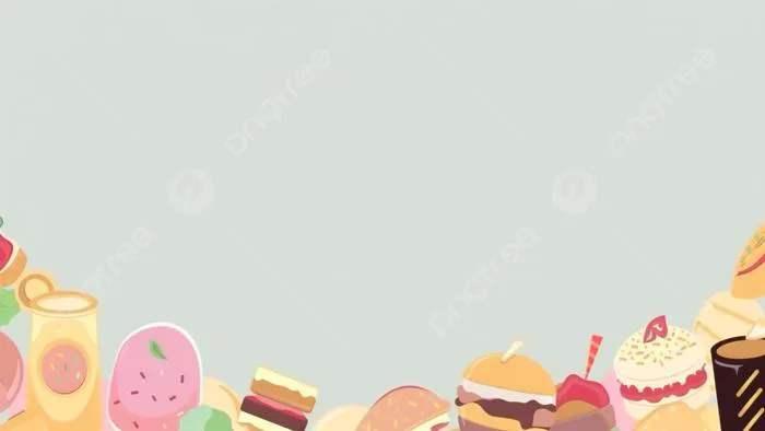 Hình nền Thực Phẩm Dễ Thương Phim Hoạt Hình Minh Họa Nền Biên Giới, Món ăn,  Bánh Hamburger, Vẽ Minh Họa Cho Thức ăn Background Vector để tải xuống miễn  phí -