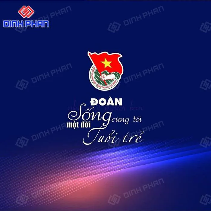 In Phông Nền Đoàn Thanh Niên Bền Đẹp, Giá Tốt