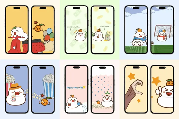 Tổng hợp hình nền siêu cute cho điện thoại - MochiMochi