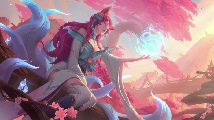 [ Hình Nền Động 4K ] Ahri Spirit Blossom 4K - League of Legends | Live  Wallpaper PC