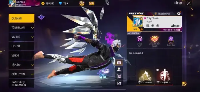 Ảnh Free Fire Đẹp Ngầu 2026 - Hình Nền FF VIP 8 3D 4K Cute