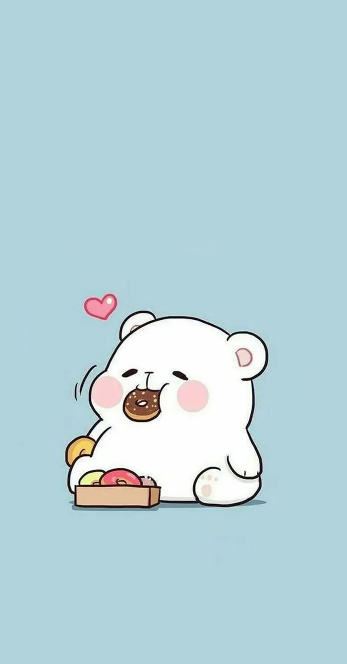 Bộ sưu tập hình nền gấu cute cho điện thoại và máy tính