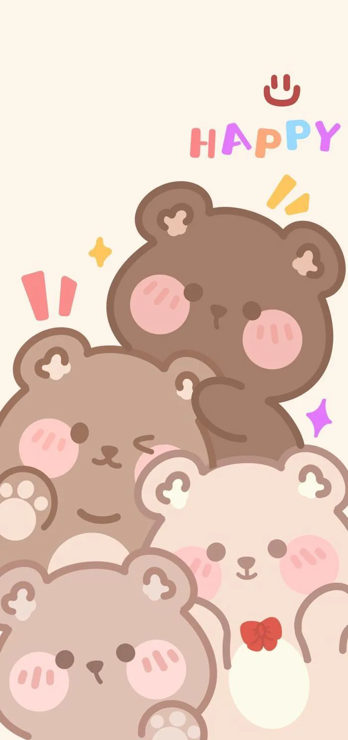 Gấu nâu | Bảng chữ cái tiếng anh, Gấu con, Hình nền cute