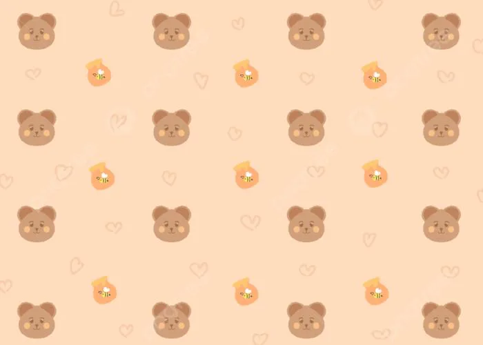 Hình nền Nền Hình Nền Gấu Dễ Thương, Con Gấu, Màu Nâu, Dễ Thương Background  Vector để tải xuống miễn phí - Pngtree