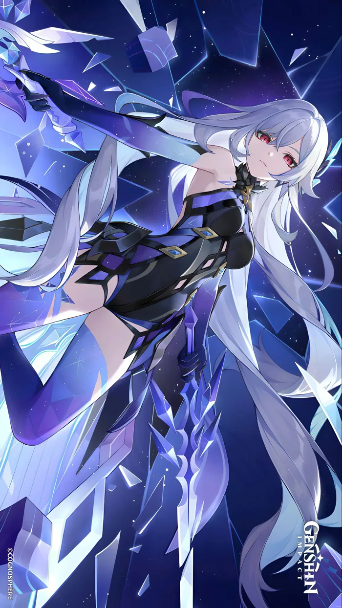 Hình Nền Skirk Genshin Impact 4K | 2400x4266 | Wallpaper Alchemy