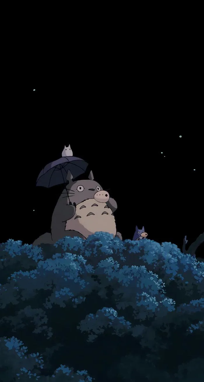 Tôi đã làm một bộ hình nền Totoro cho PC và Điện thoại di động dựa trên một  cảnh trong phim. : r/ghibli