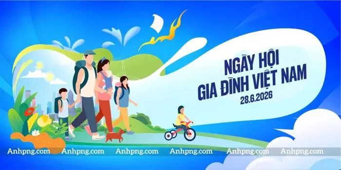 Hình nền ngày gia đình Việt Nam 28/6 thiết kế banner sự kiện - Anhpng.com -  Kho Tài Nguyên Thiết Kế: Ảnh Png, Vector, Corel, Ai, Psd