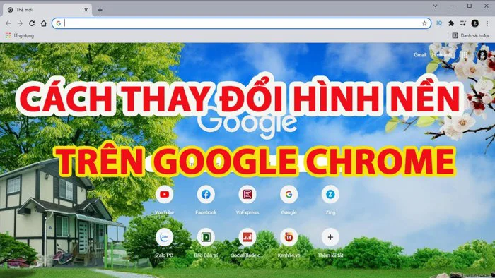 Cách thay hình nền google chrome | Cách thay đổi hình nền google chrome