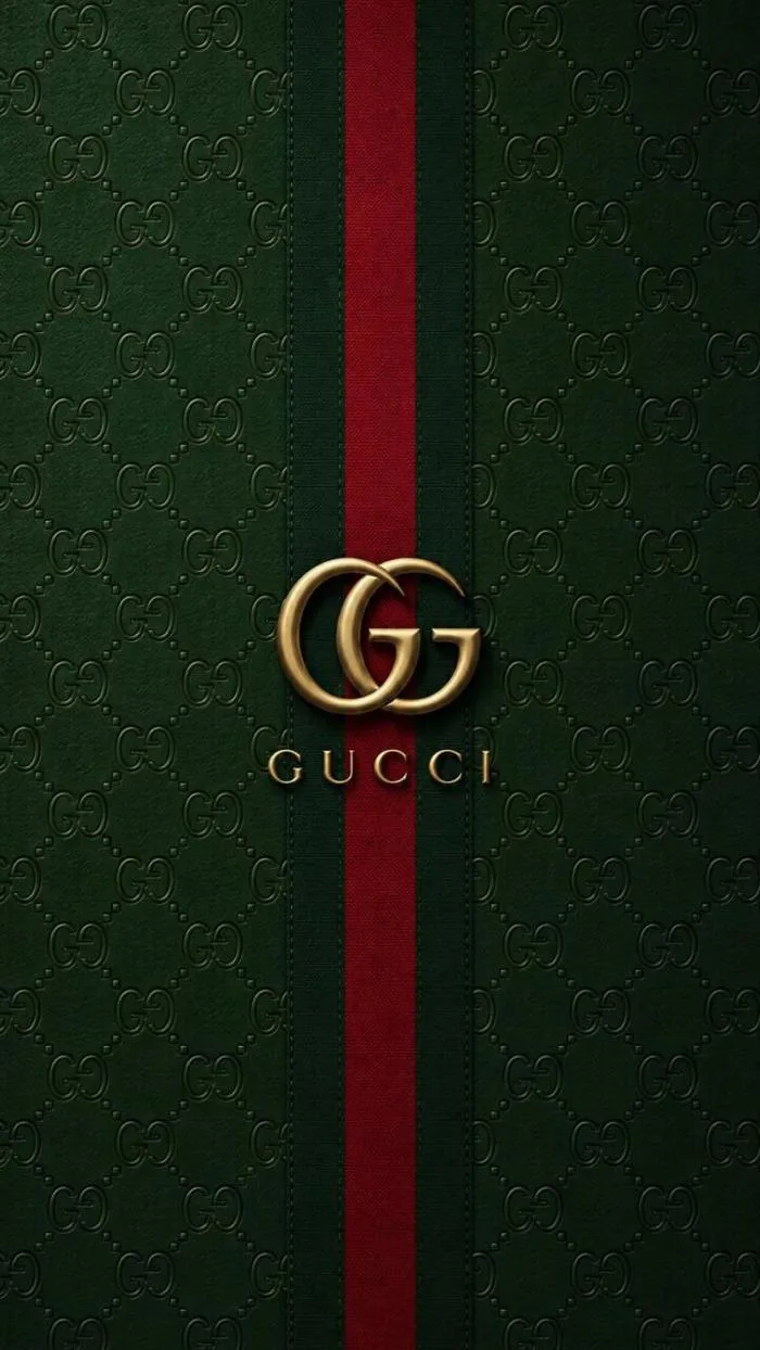 Gucci Monogram Golden Logo Wallpaper | Wallpics