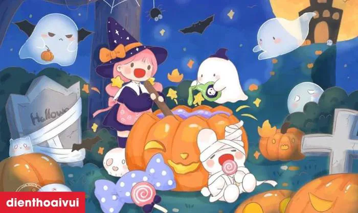 999+ hình nền Hallloween cho điện thoại, máy tính 2026