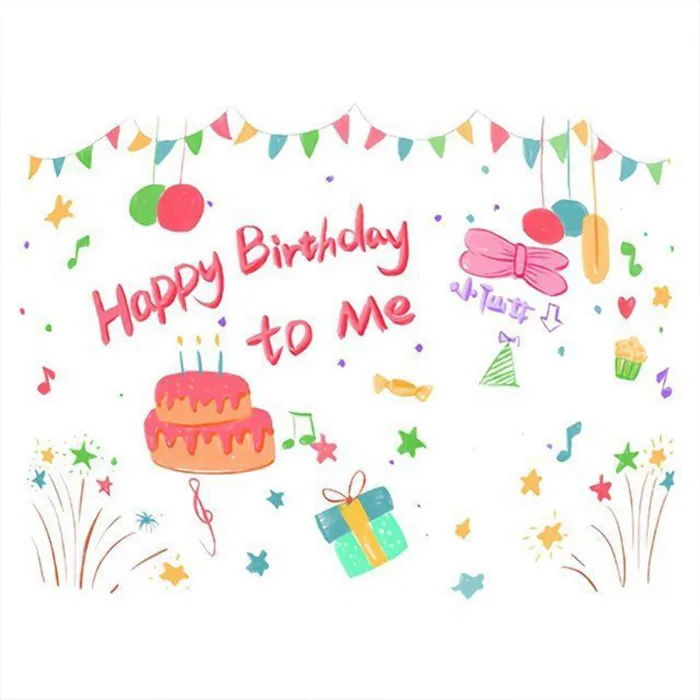 💞Cherry💞 Máy Chiếu Mini Tạo Phông Nền HAPPY BIRTHDAY, Background Chụp  Hình Sinh Nhật