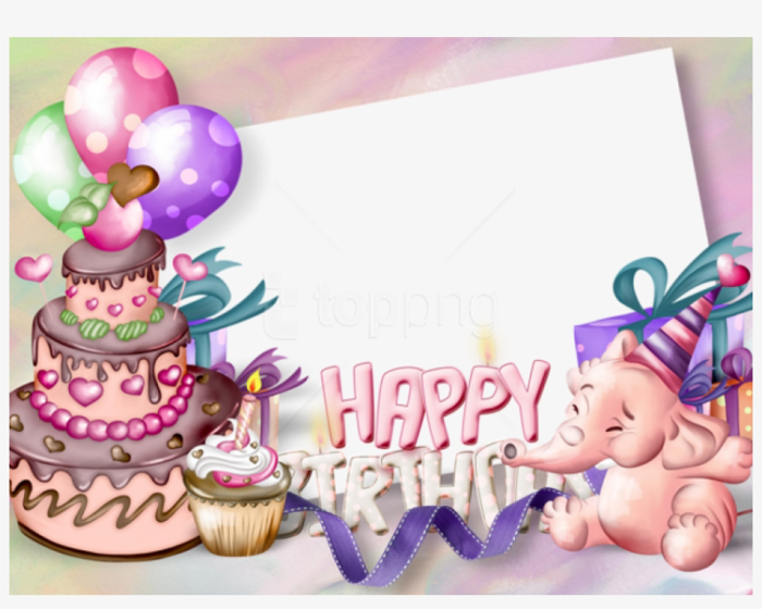 Free Png Happy Birthday Transparent Frame Background - Khung Ảnh Happy  Birthday Transparent PNG - 850x639 - Free Download on NicePNG