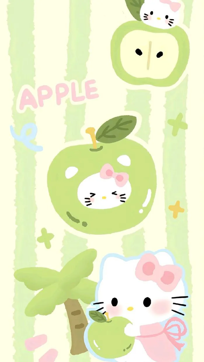 Hình nền hello kitty | Hình vui, Ý tưởng nhật ký, Mèo hello kitty