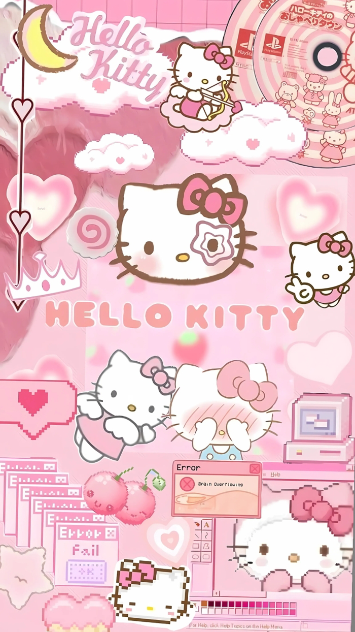 Tổng hợp hình nền Hello Kitty đẹp mắt, sắc nét, nhiều sắc thái cảm xúc,  trang trí cho máy tính và điện thoại