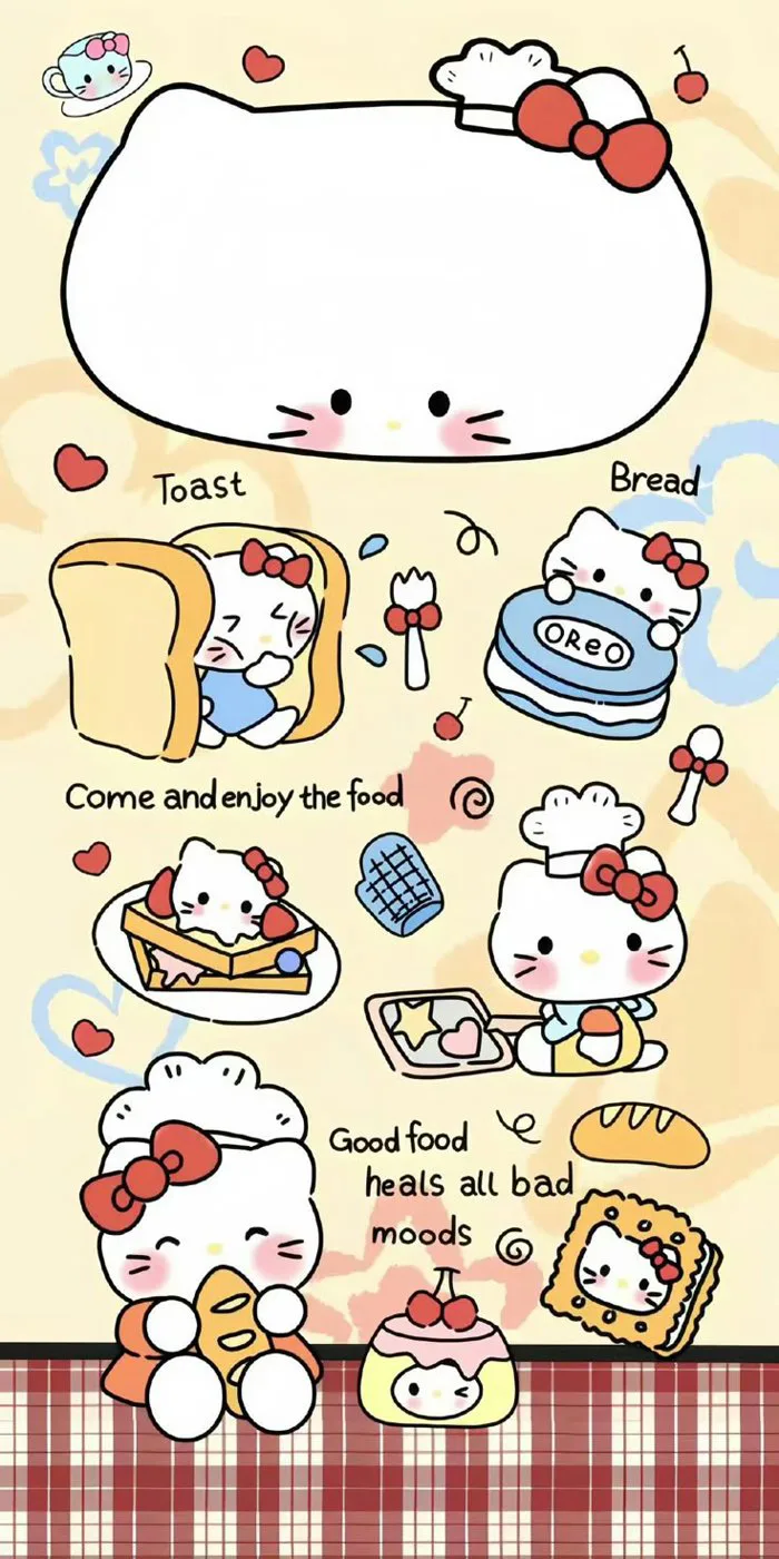 Hình nền iphone dễ thương | Ảnh messenger hello kitty, Ảnh nền hello kitty  cute, Hình