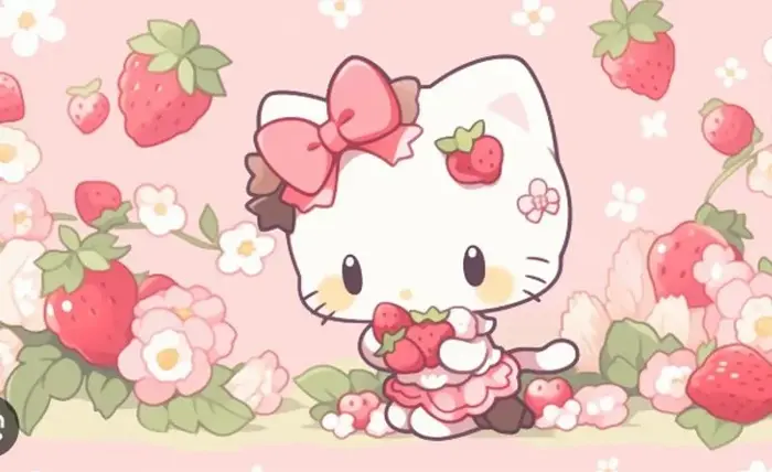 Story » 60 Hình Nền iPad Hello Kitty tối giản màu hồng kem dịu đậm phong  cách Sanrio