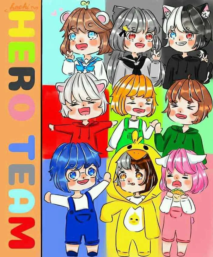 Ảnh Hero Team Chibi Cute Nhất [Bộ 32+ Hình Nền Đẹp Ngầu Nhất]