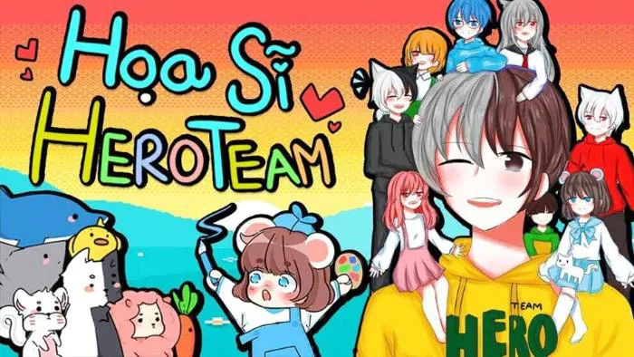 Bộ sưu tập hình ảnh Hero Team dễ thương