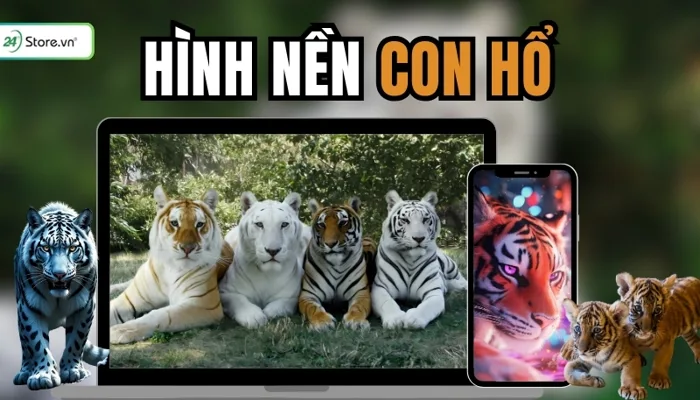 399+ Hình nền con hổ 3D, ĐẸP NHẤT, cực cute, siêu ngầu