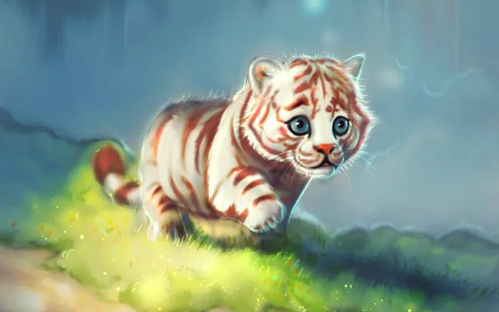 Hình nền hổ trắng đẹp mắt
