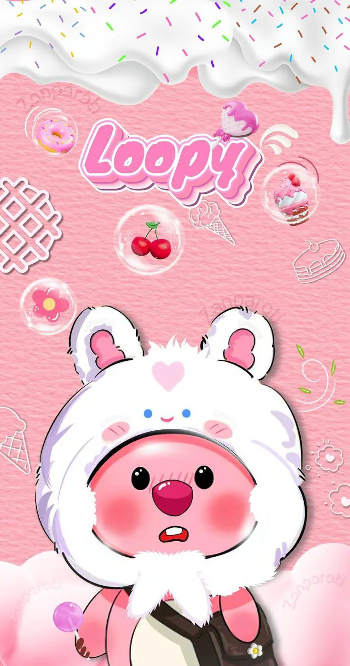 Hình nền hoạt hình Loopy đáng yêu cute