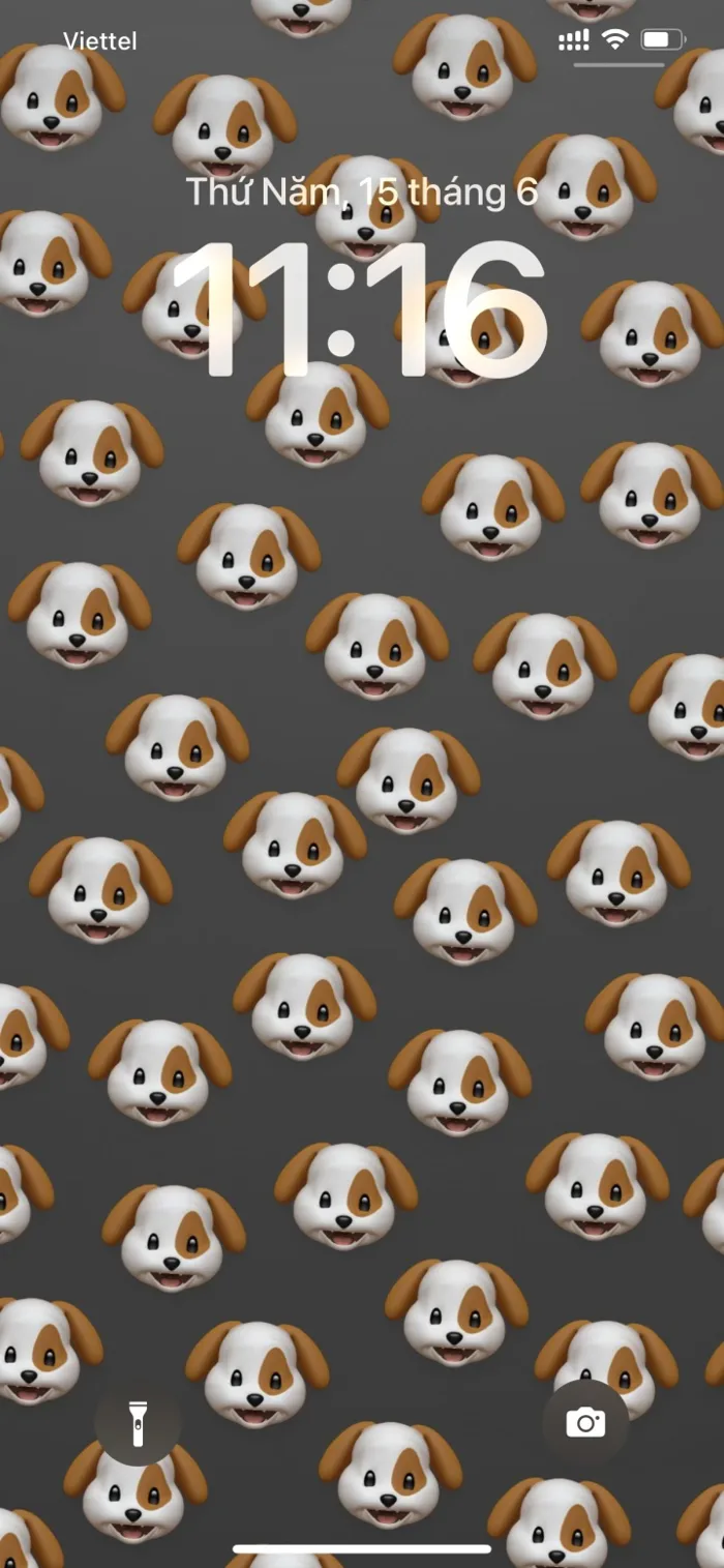 Cách tạo hình nền emoji trên iPhone