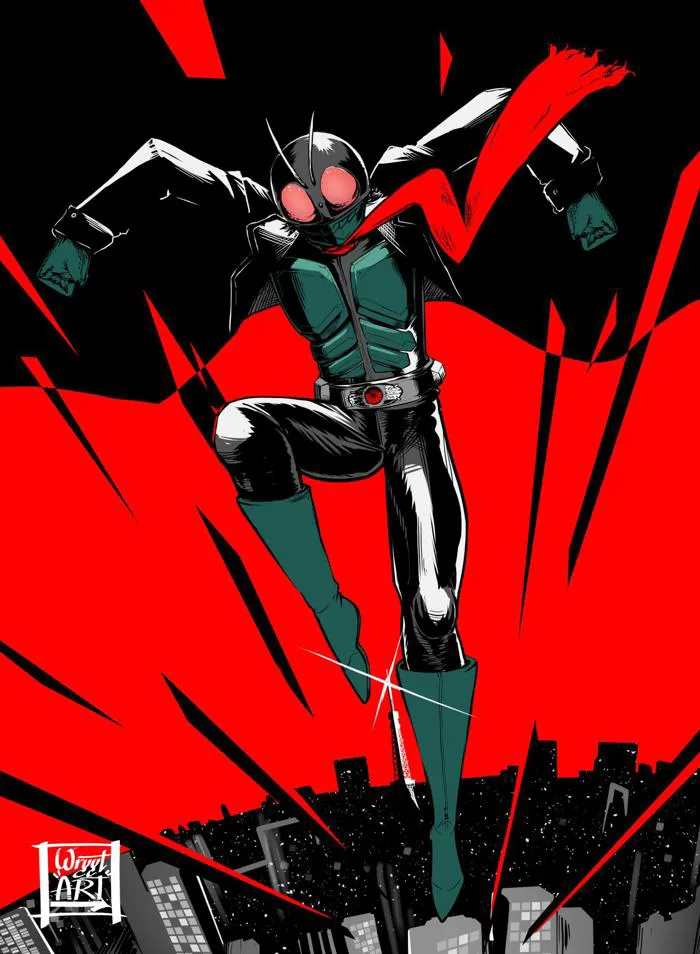 Poster phim Kỵ sĩ Kamen Rider Shin (do mình vẽ) : r/KamenRider