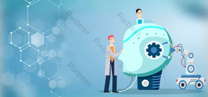 Tải miễn phí Hình Nền Nhà Khoa Học đơn Giản Màu Xanh Nền | PSD chuyên  nghiệp - Pikbest