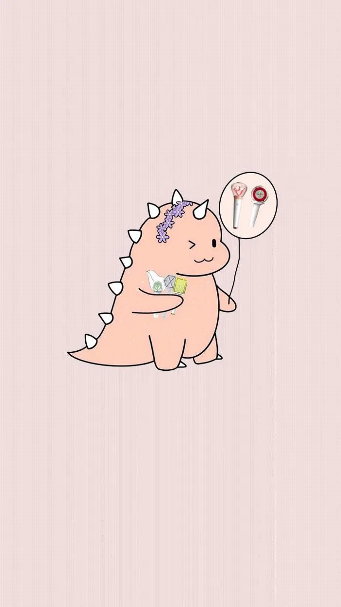 Tổng hợp hình nền khủng long cute