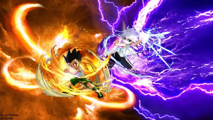 Gon and Killua: Under the Stars of Hunter X Hunter Animated Wallpaper -  Wallpaper Engine Space