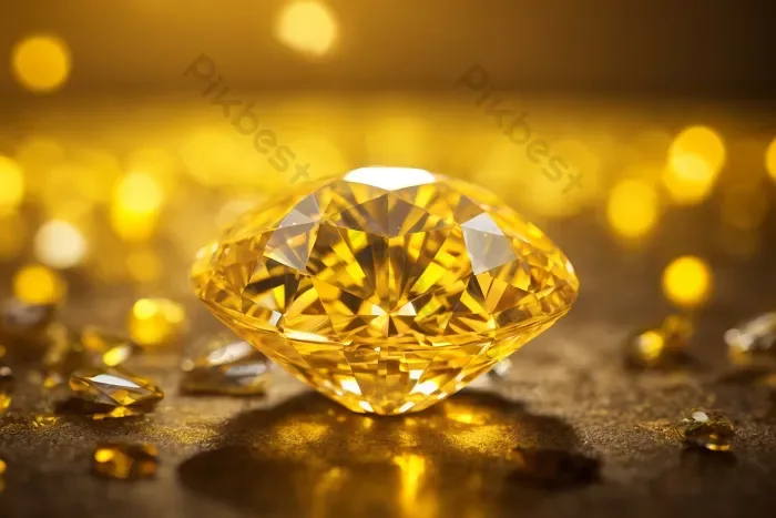 Tải miễn phí Màu Vàng Kim Cương Rực Rỡ Trên Nền Mờ Tỏa Sáng Nhiếp Ảnh | JPG  chuyên nghiệp - Pikbest
