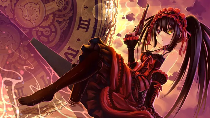 Hình nền : hình minh họa, Anime cô gái, Ngày A Live, Con quỷ, Tokisaki  Kurumi, Thần thoại, Ảnh chụp màn hình, Hình nền máy tính 1920x1080 -  MerryNightmare - 71976 -