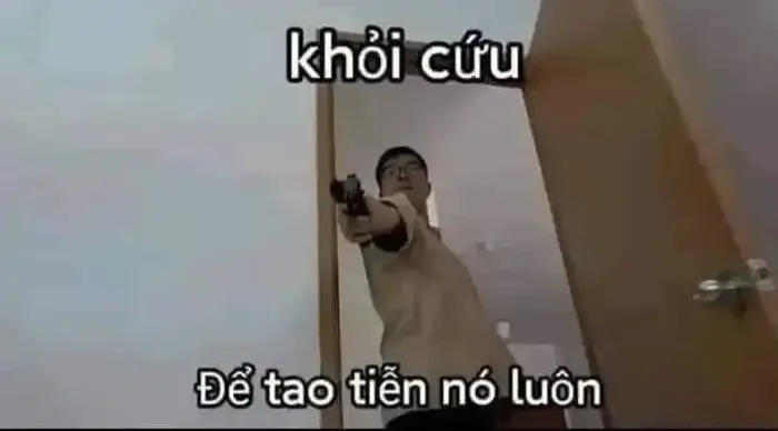 Cười ngất với bộ ảnh meme bắn súng vui nhộn nhất hiện nay