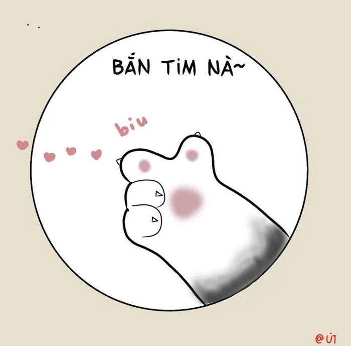 Meme Bắn tim, dễ thương, thả thính – TVMeme