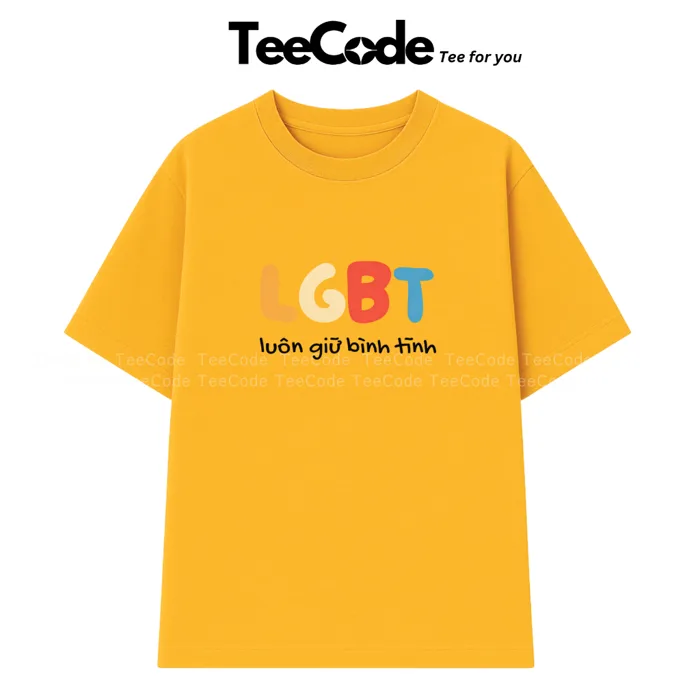 Áo Thun In Chữ LGBT Luôn Giữ Bình Tĩnh Meme Form Rộng Nam Nữ Local Brand  Teecode | Shopee Việt Nam