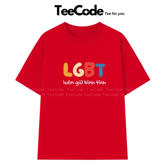 Áo Thun In Chữ LGBT Luôn Giữ Bình Tĩnh Meme Form Rộng Nam Nữ Local Brand  Teecode | Shopee Việt Nam