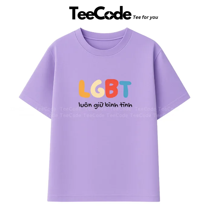 Áo Thun In Chữ LGBT Luôn Giữ Bình Tĩnh Meme Form Rộng Nam Nữ Local Brand  Teecode | Shopee Việt Nam