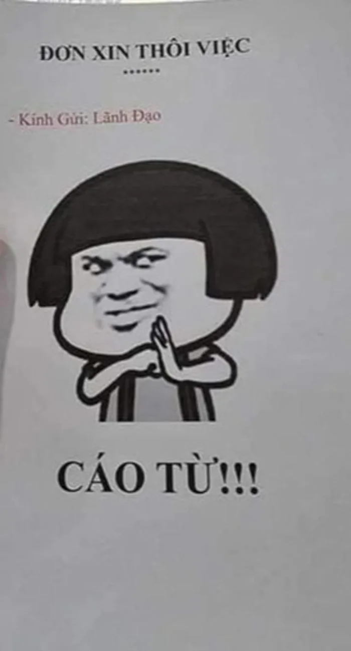 ĐƠN XIN THÔI VIỆC - Kính Gửi: Lãnh Đạo CÁO TỪ!!!