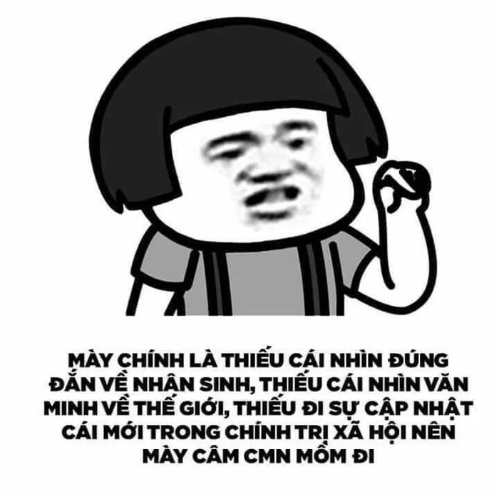 Tổng hợp meme chửi hài hước, bá đạo
