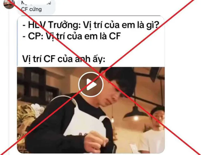 Tiền đạo Công Phượng bị trêu chọc trên mạng xã hội