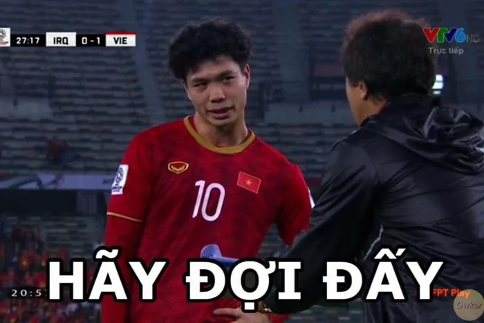 Rổ” biểu cảm đưa Công Phượng lên thành nguồn cảm hứng chế meme của năm