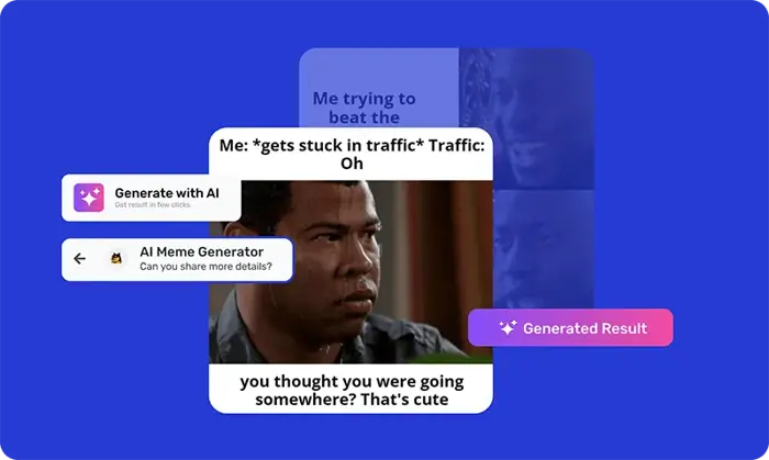 AI Meme Generator - Turn text into memes in seconds