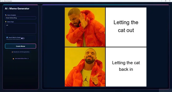 Ai : Meme Generator - Tải xuống và Cài đặt miễn phí trên Windows |  Microsoft Store
