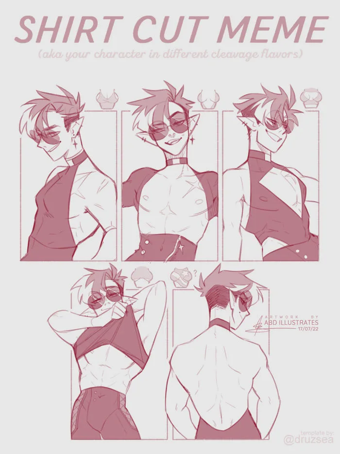 Shirt Cut Meme - SPIKE by ABD-illustrates on DeviantArt